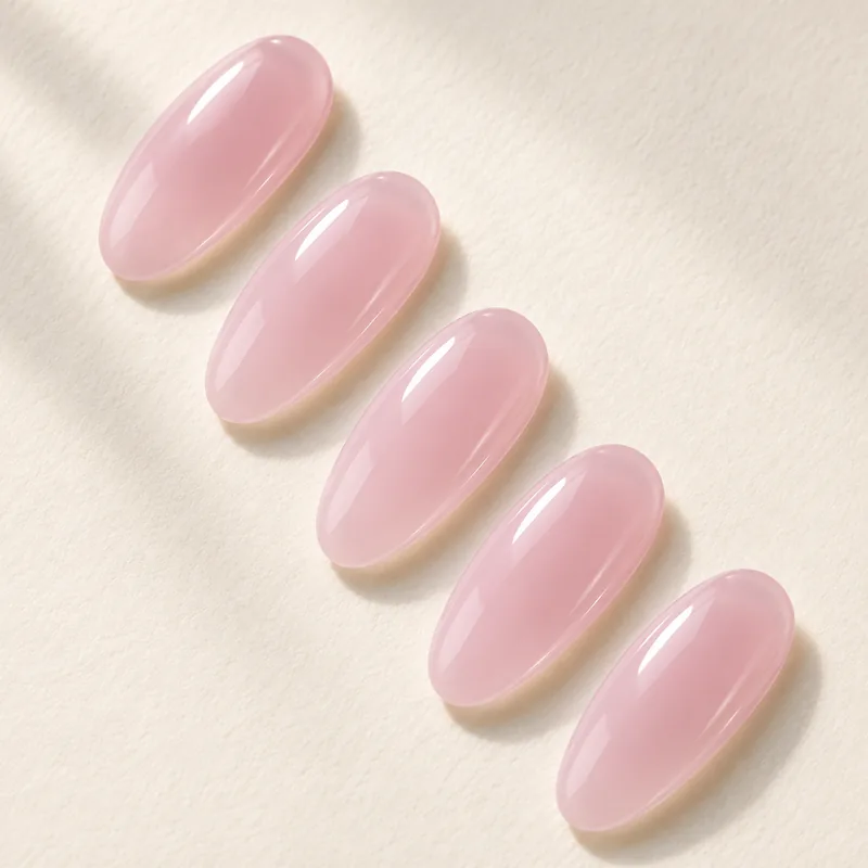 N Bare Pink — generated nail shade illustration