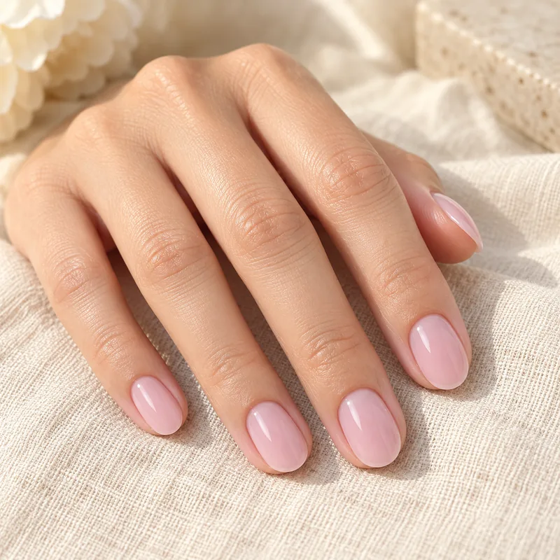 N Bare Pink — generated on-hand style preview, not a wear test