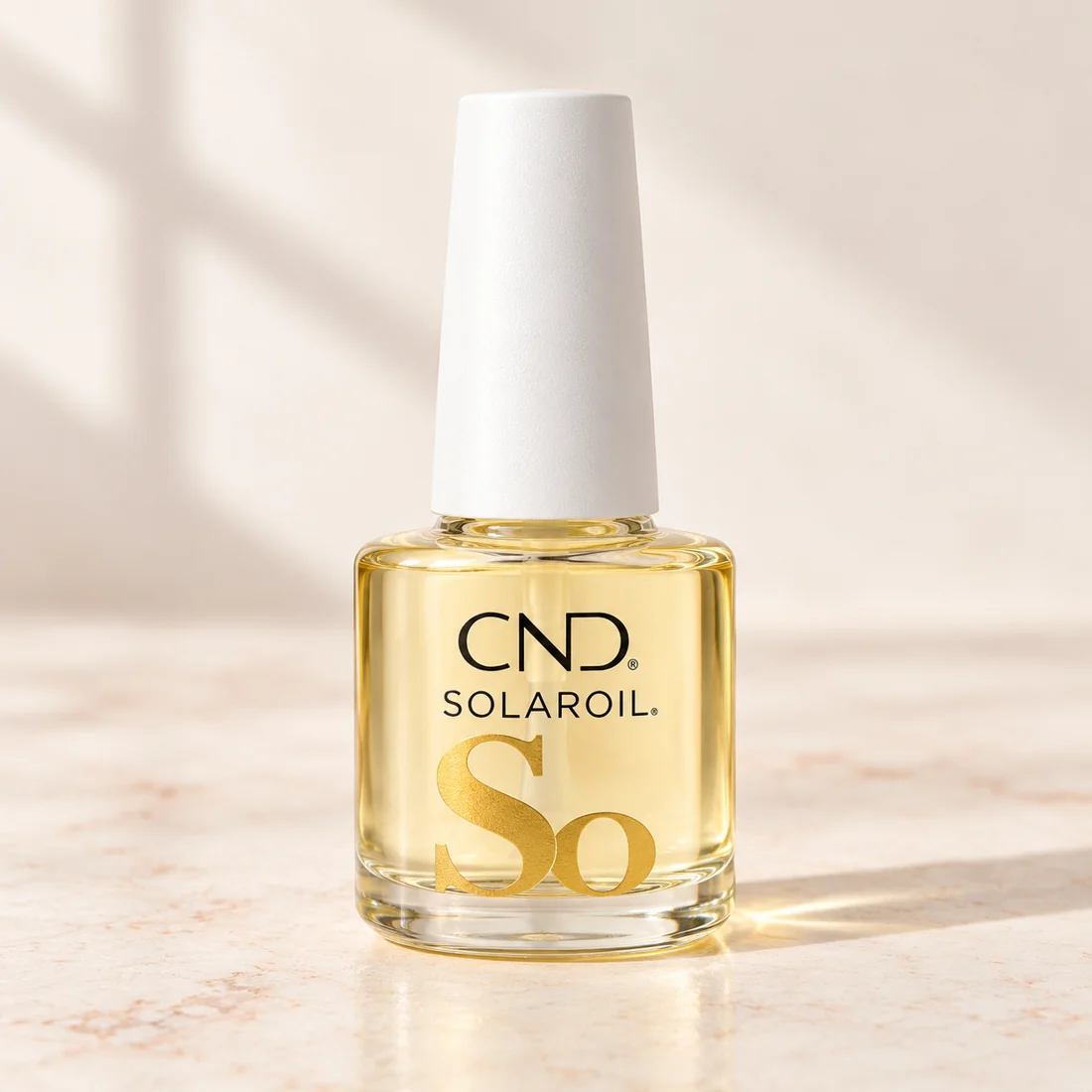 CND SolarOil Original — 15 mL — AI-generated product-style illustration