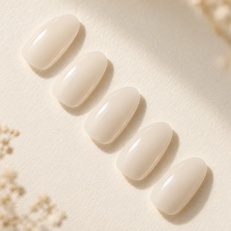 N Cream Cotton — generated nail shade illustration