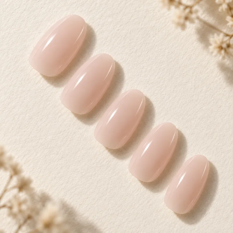 N Cream Light — generated nail shade illustration