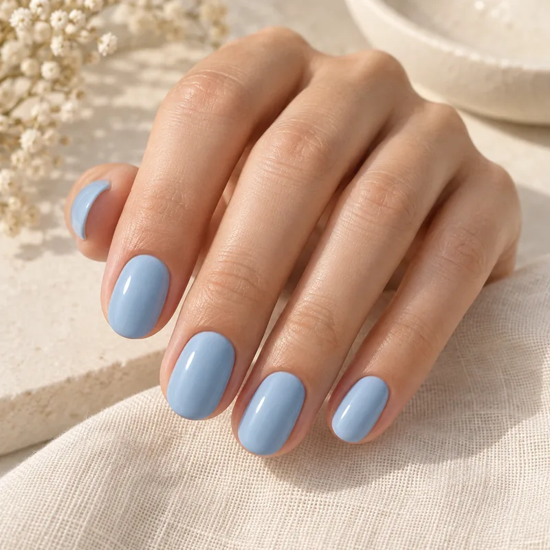 N Cream Sky — generated on-hand style preview, not a wear test