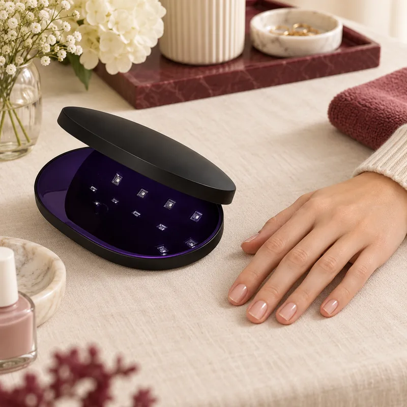 Pro Portable Gel Lamp — generated lifestyle context illustration, not a use demonstration