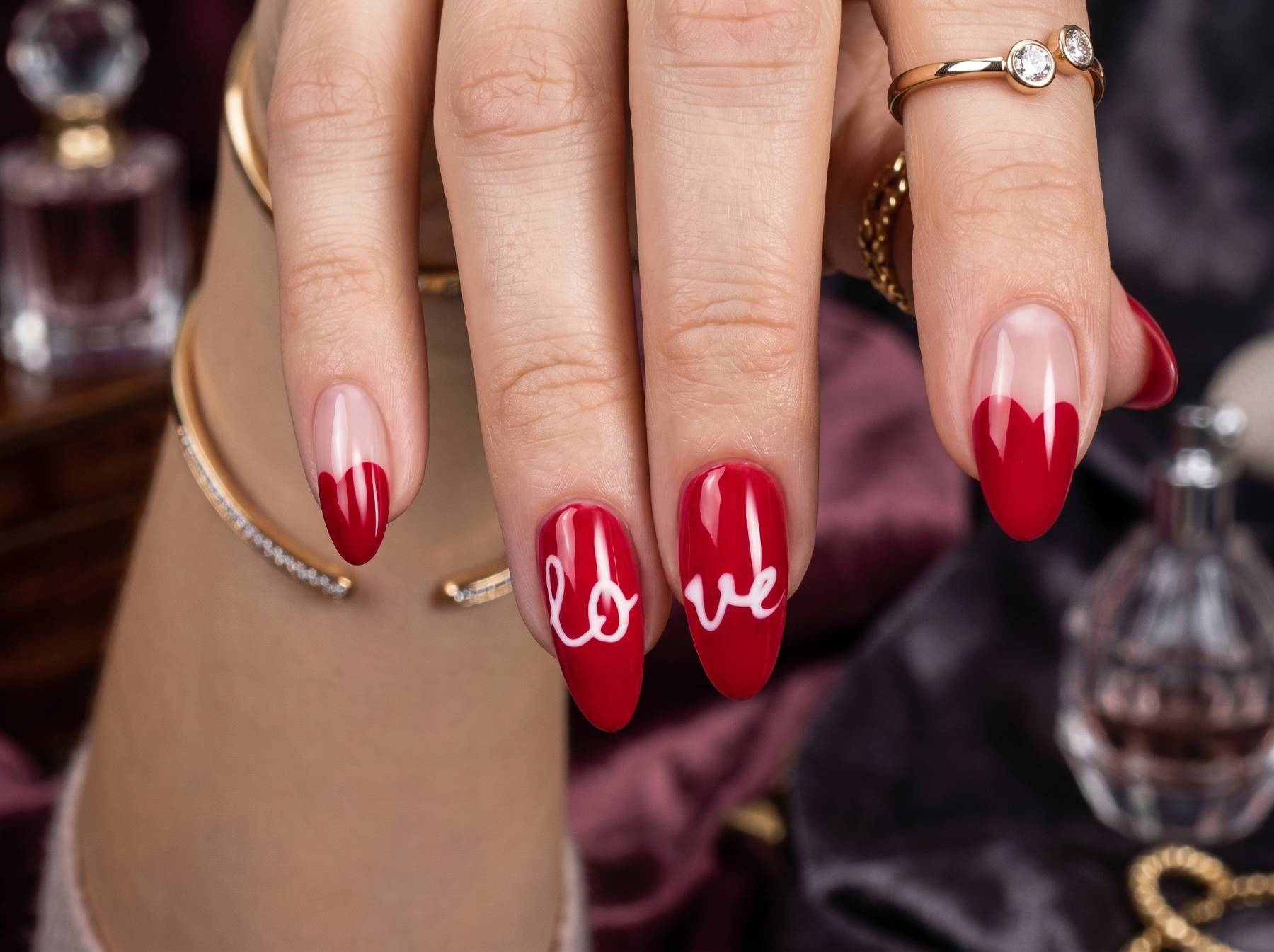 Illustrative manicure workspace
