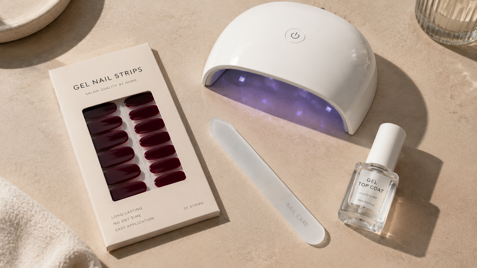 Strip system and lamp essentials for how to cure semi cured gel nails